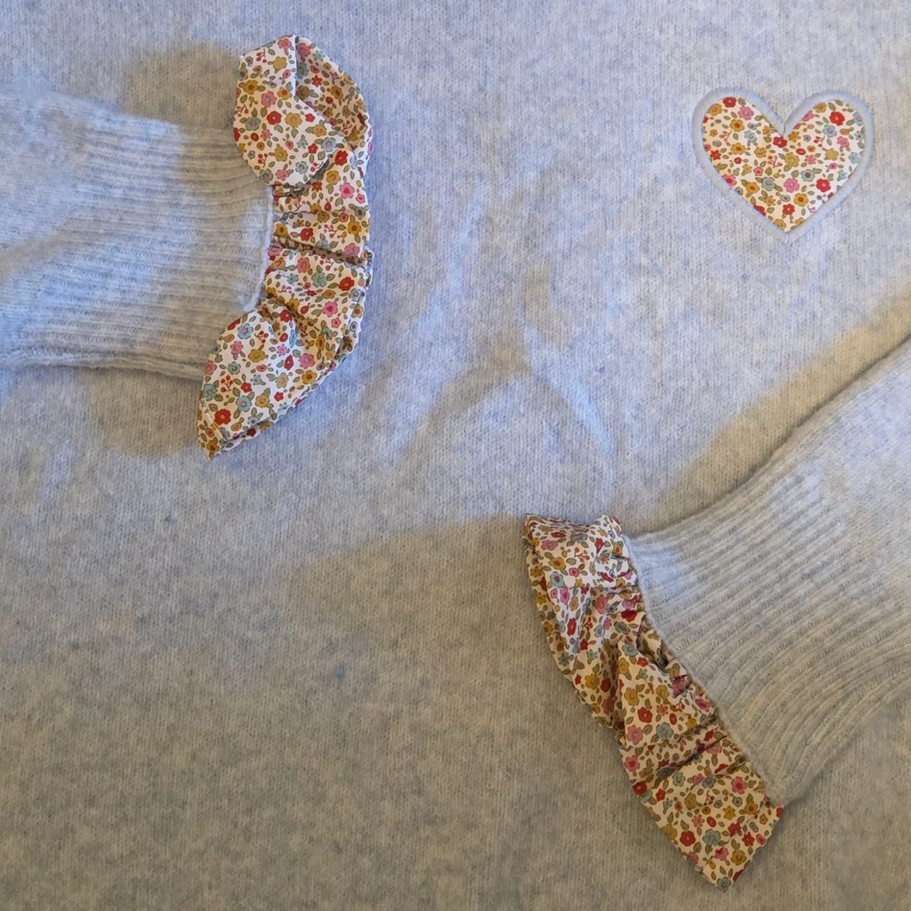 Blusa azul gola liberty – photo 2